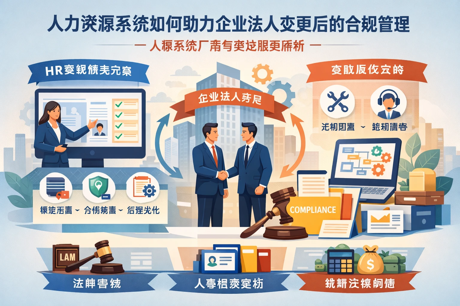 人力资源系统如何助力企业法人变更后的合规管理 - 人事系统厂商与实施服务解析