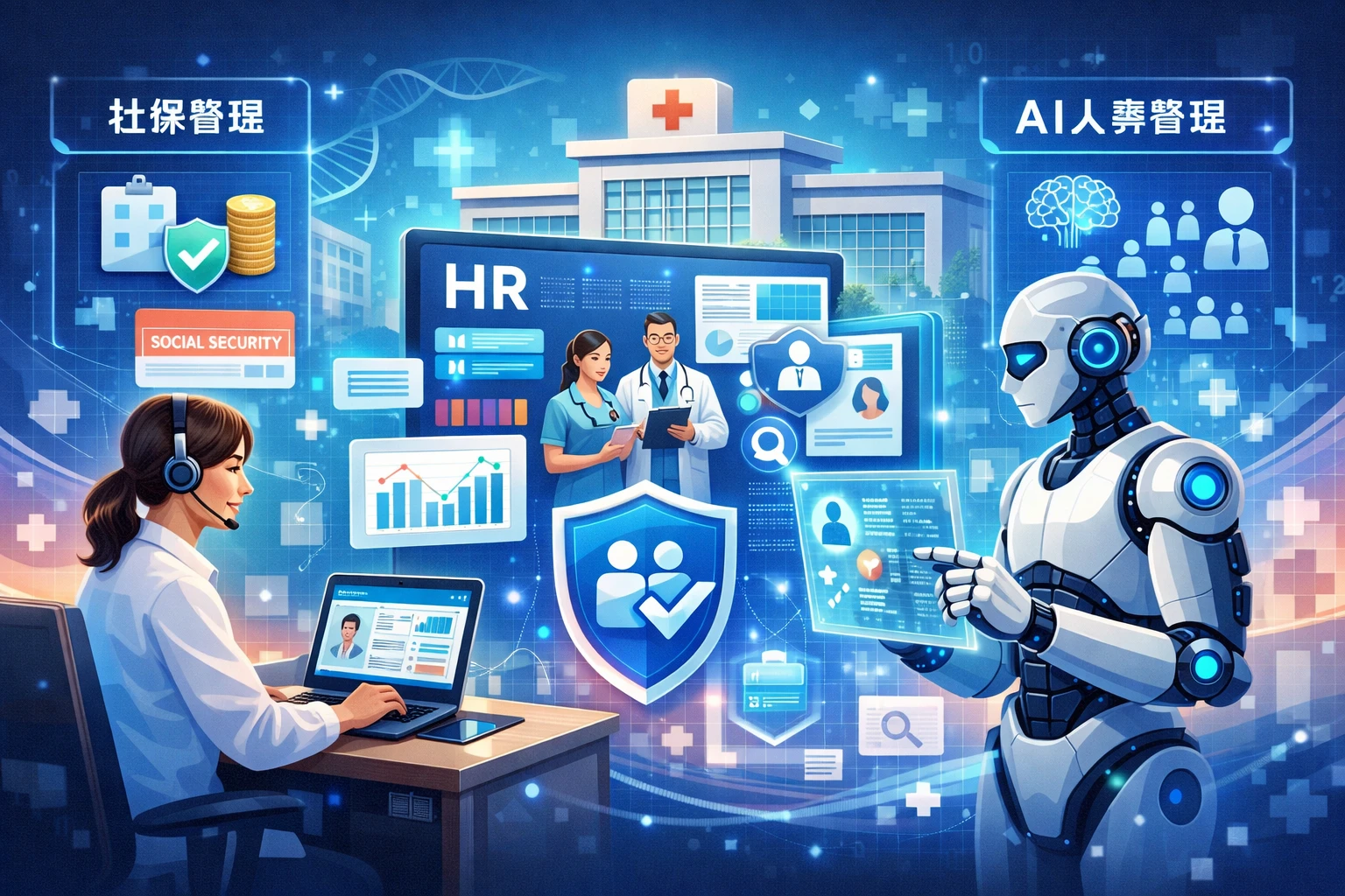 人力资源信息化系统与AI人事管理系统在医院社保管理中的创新应用