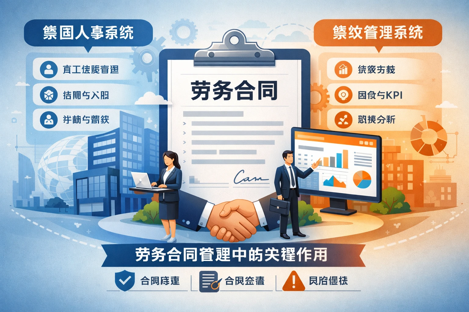 集团型人事系统与绩效管理系统在劳务合同管理中的关键作用