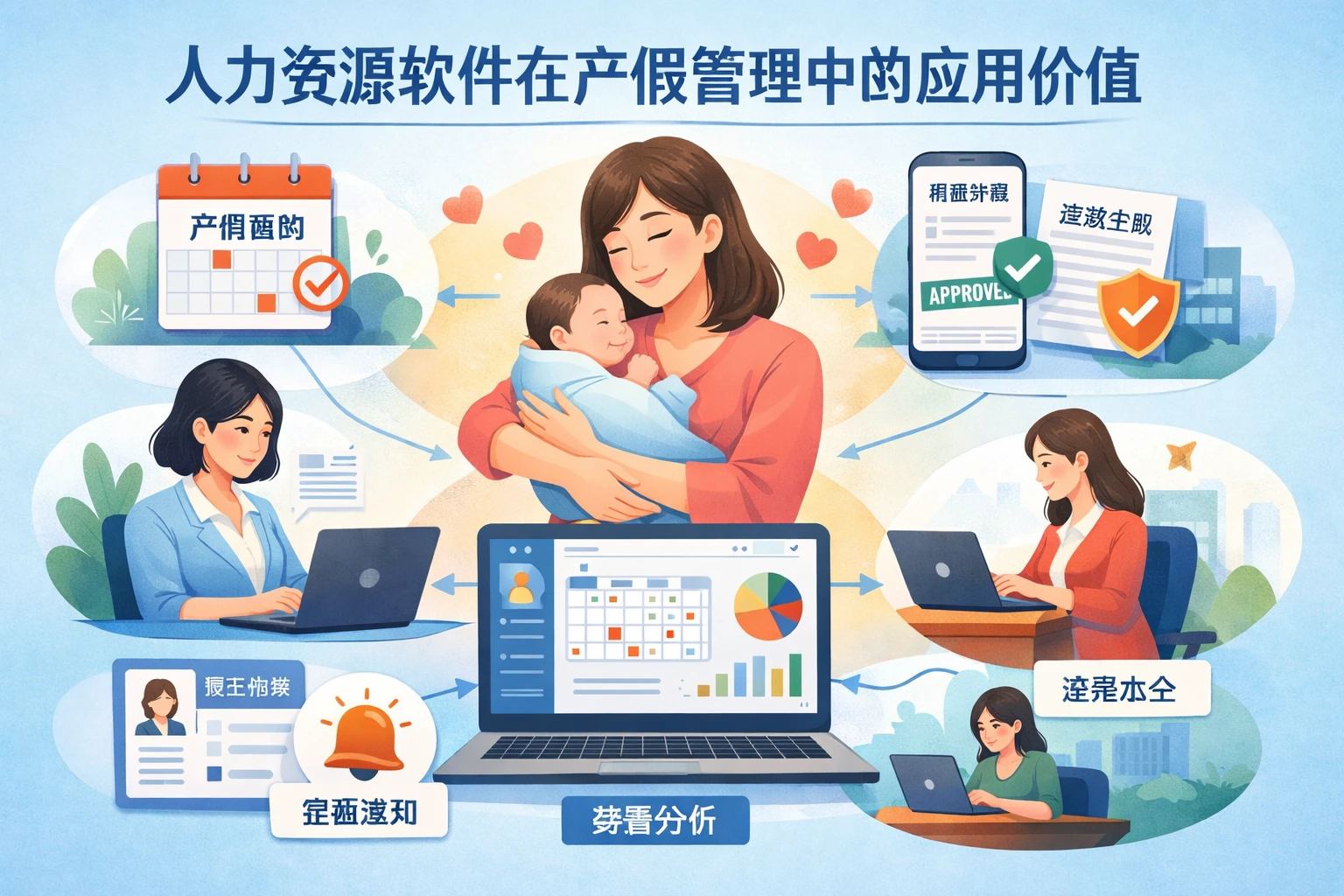 人力资源软件在产假管理中的应用价值
