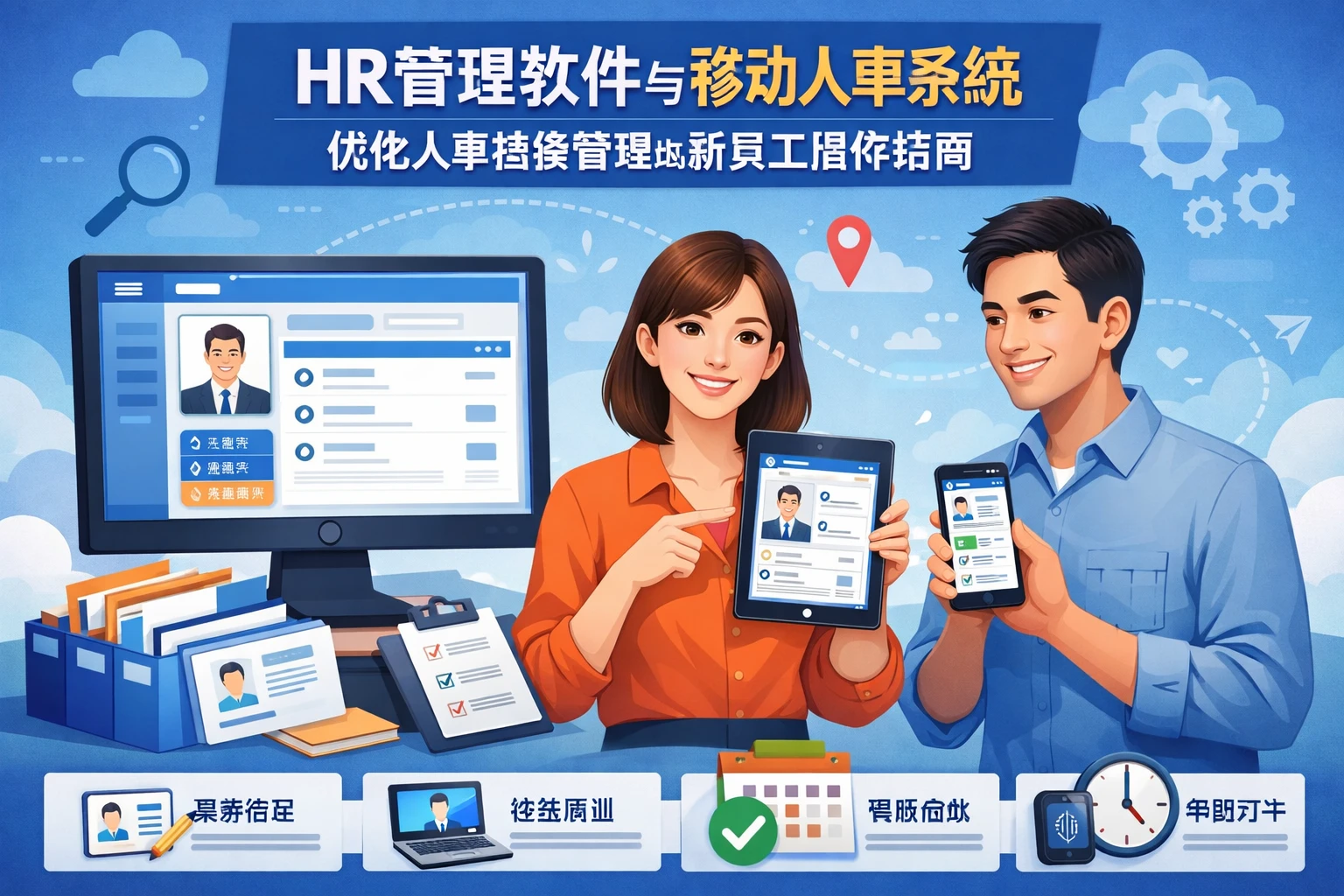 HR管理软件与移动人事系统：优化人事档案管理的新员工操作指南