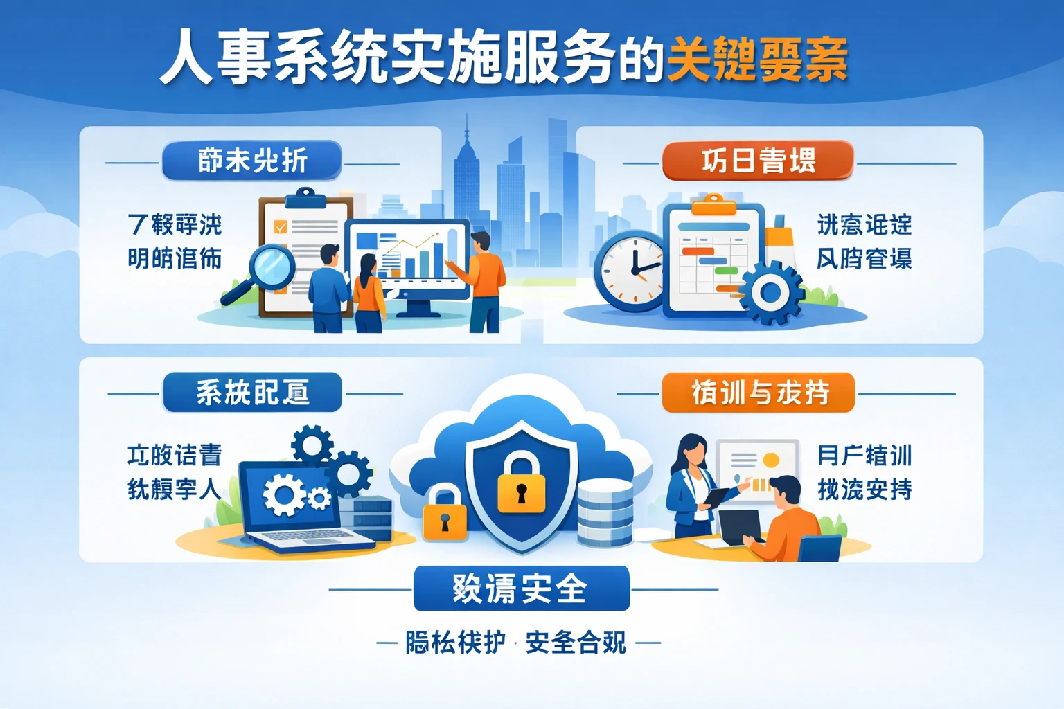 人事系统实施服务的关键要素