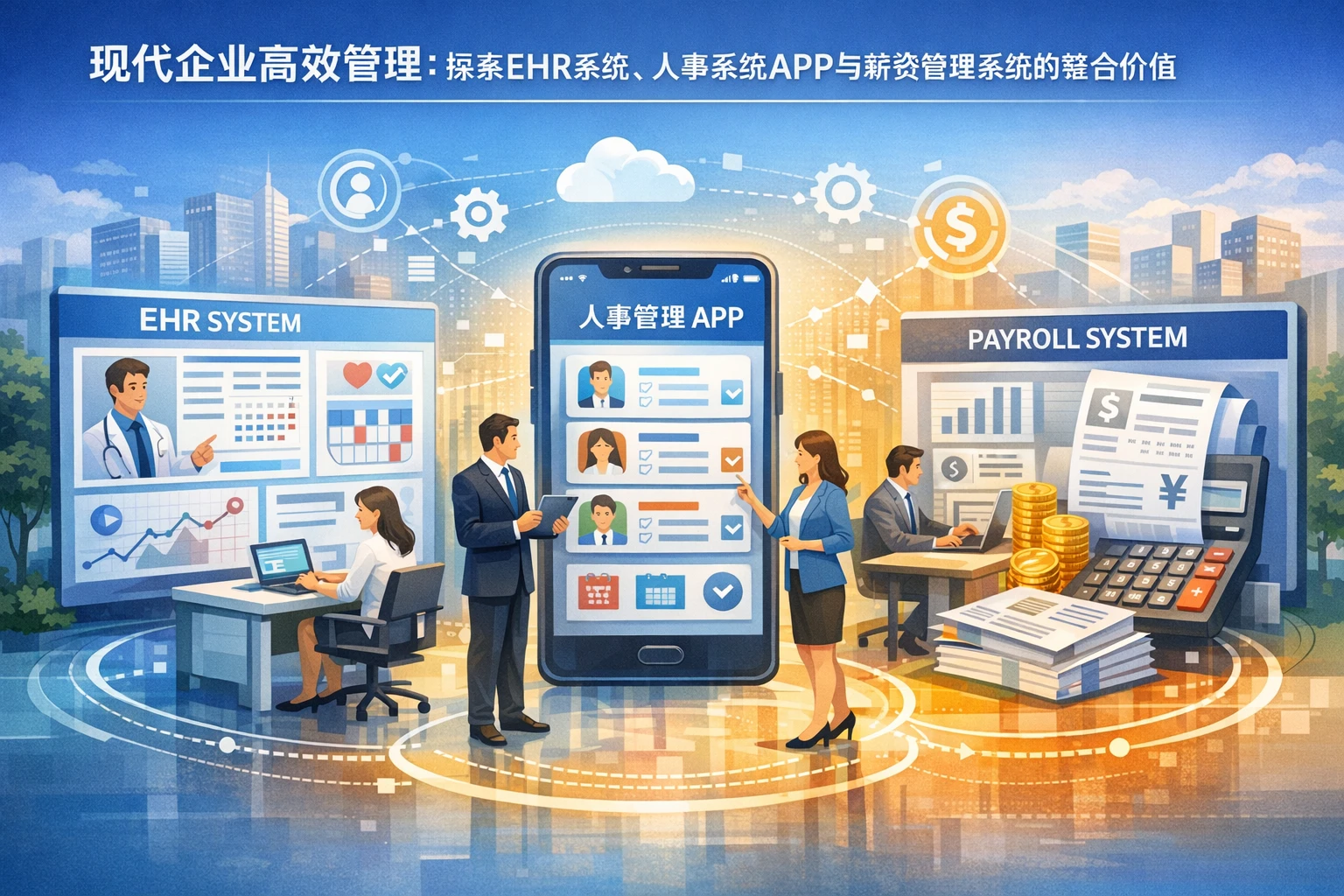 现代企业高效管理：探索EHR系统、人事系统APP与薪资管理系统的整合价值