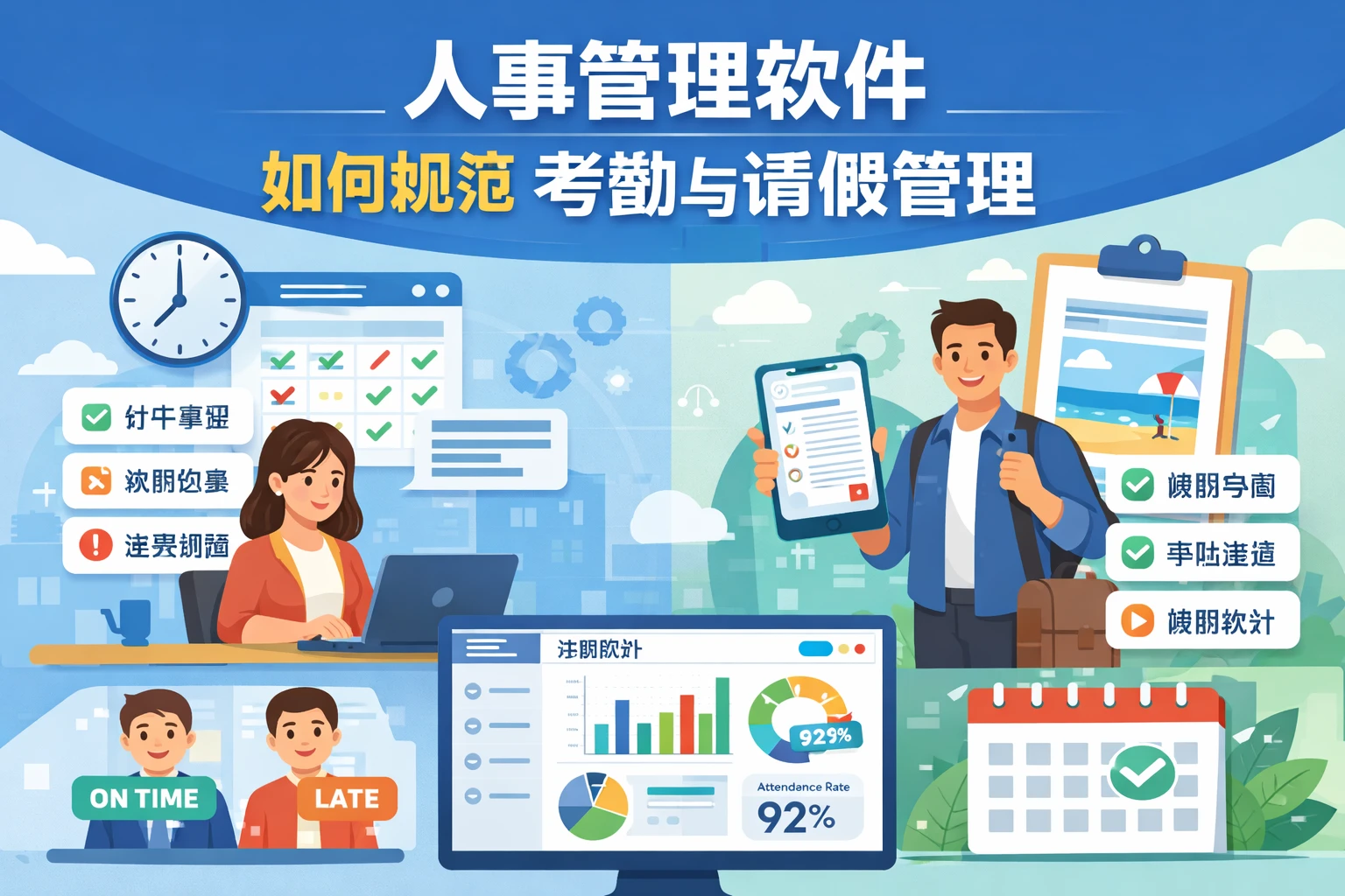 人事管理软件如何规范考勤与请假管理