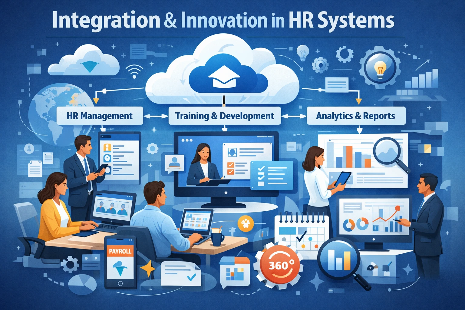 现代企业人力资源系统、云端HR系统与培训管理系统的整合与创新
