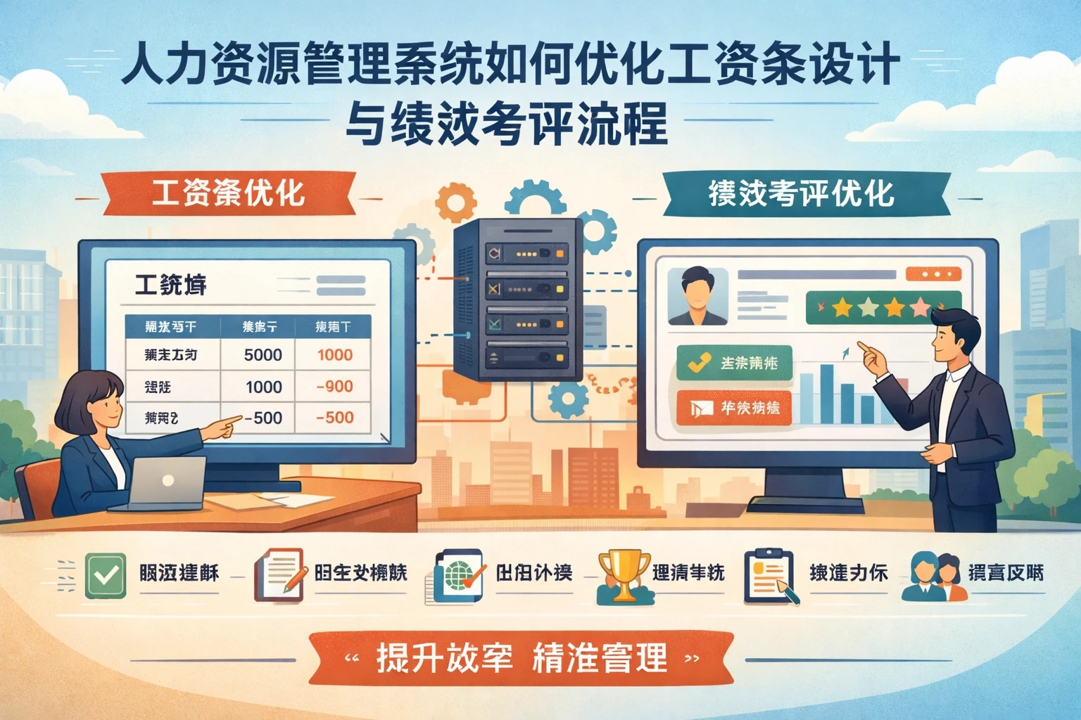 人力资源管理系统如何优化工资条设计与绩效考评流程