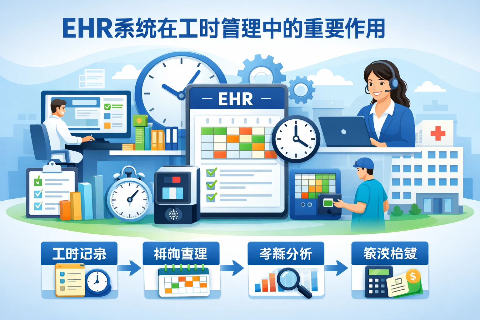 EHR系统在工时管理中的重要作用