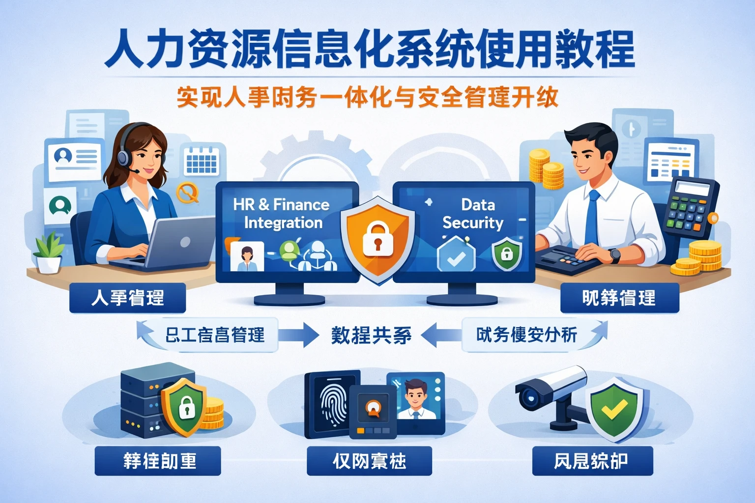 人力资源信息化系统使用教程：实现人事财务一体化与安全管理升级
