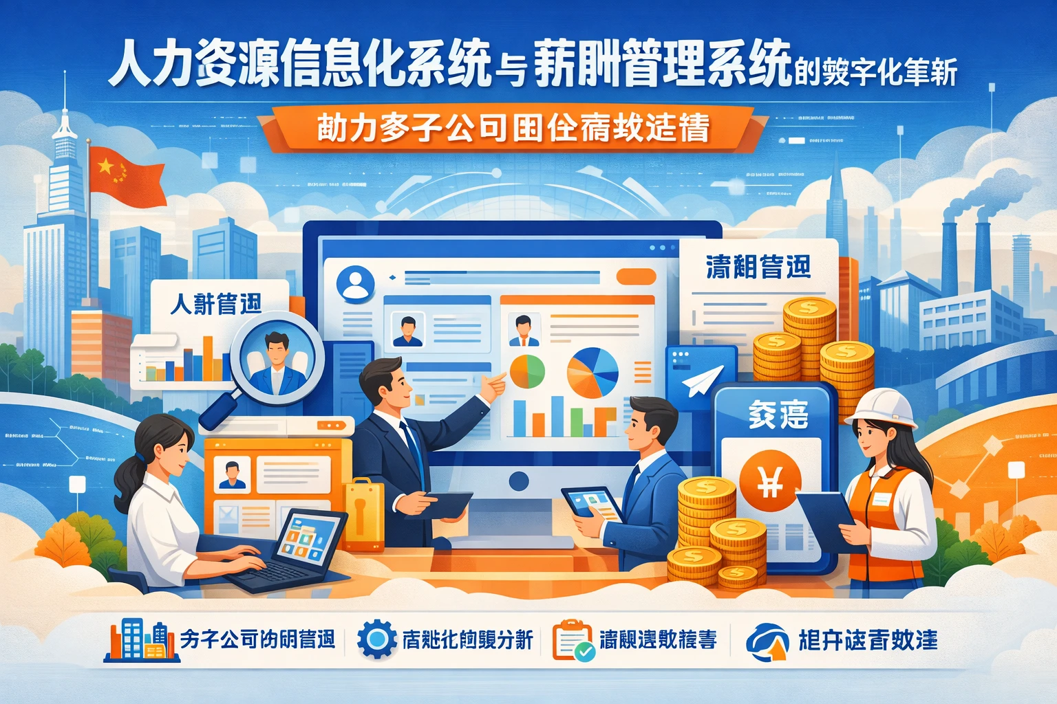 人力资源信息化系统与薪酬管理系统的数字化革新：助力多子公司国企高效运营