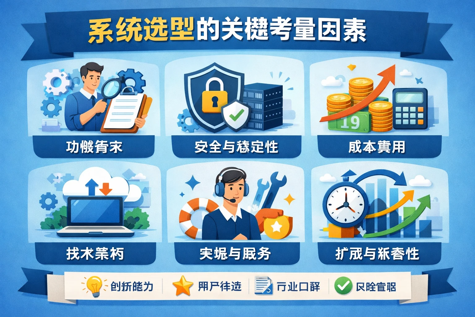 系统选型的关键考量因素