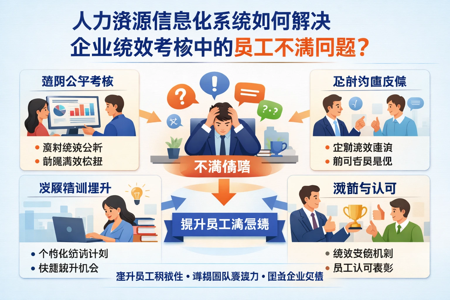 人力资源信息化系统如何解决企业绩效考核中的员工不满问题