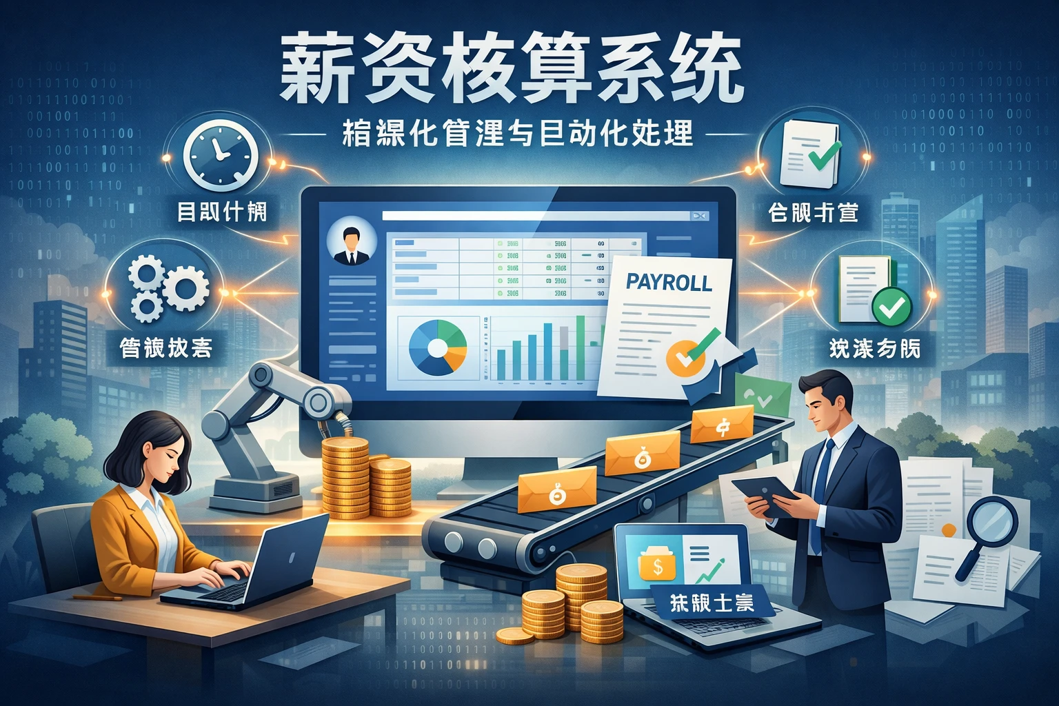 薪资核算系统的精细化管理和自动化处理