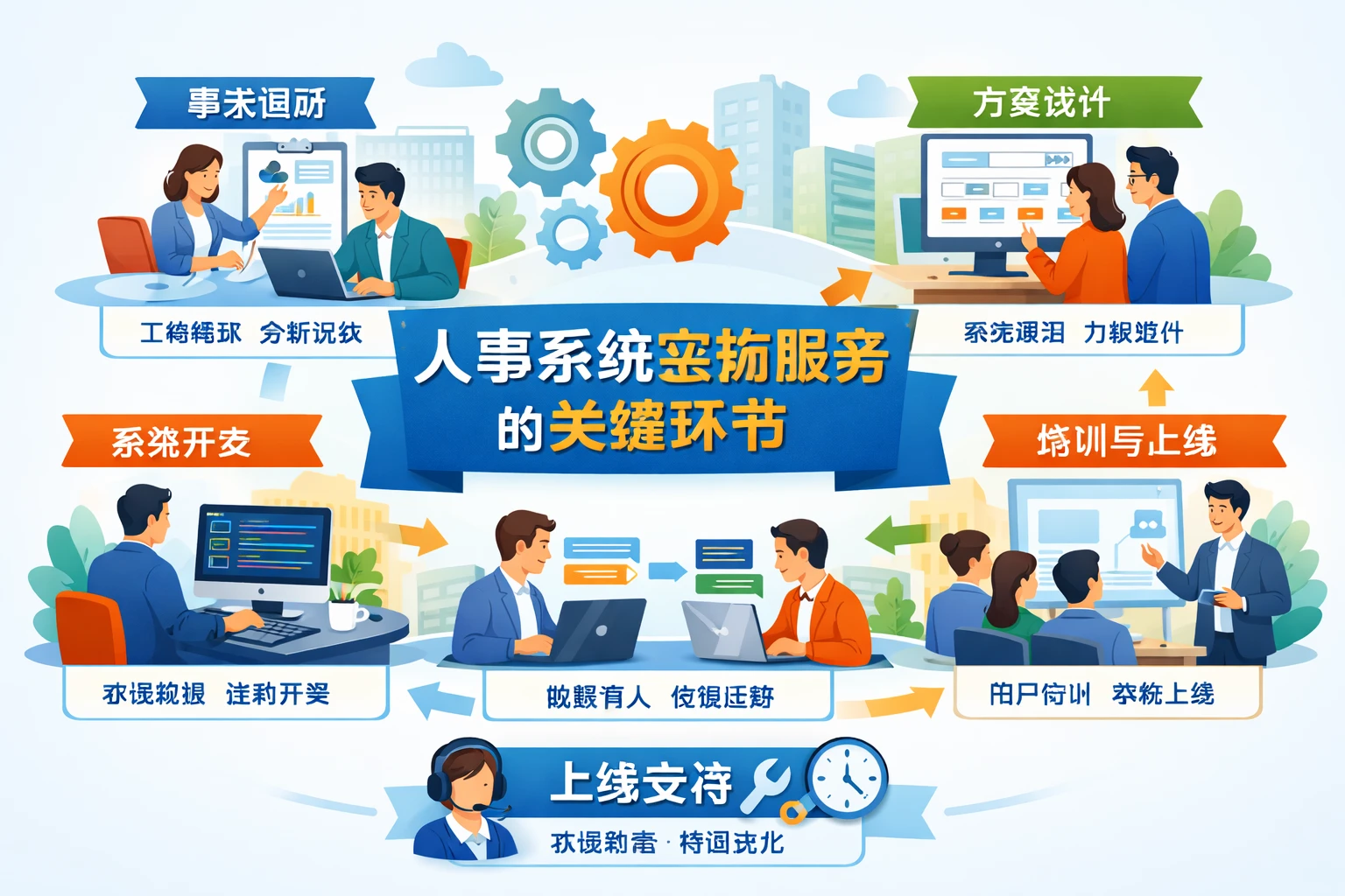人事系统实施服务的关键环节