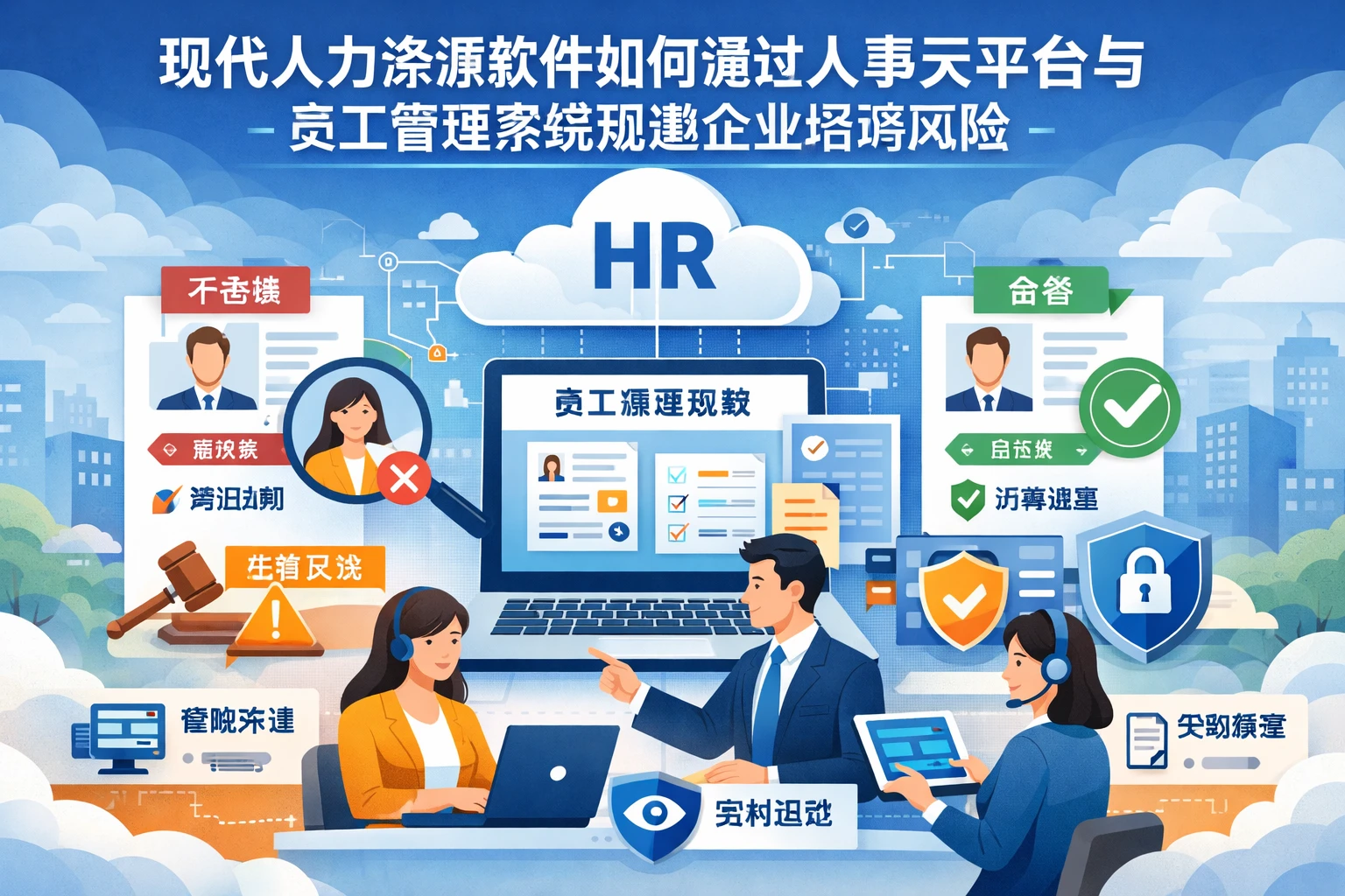 现代人力资源软件如何通过人事云平台与员工管理系统规避企业招聘风险
