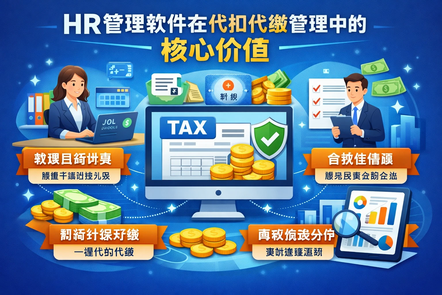 HR管理软件在代扣代缴管理中的核心价值