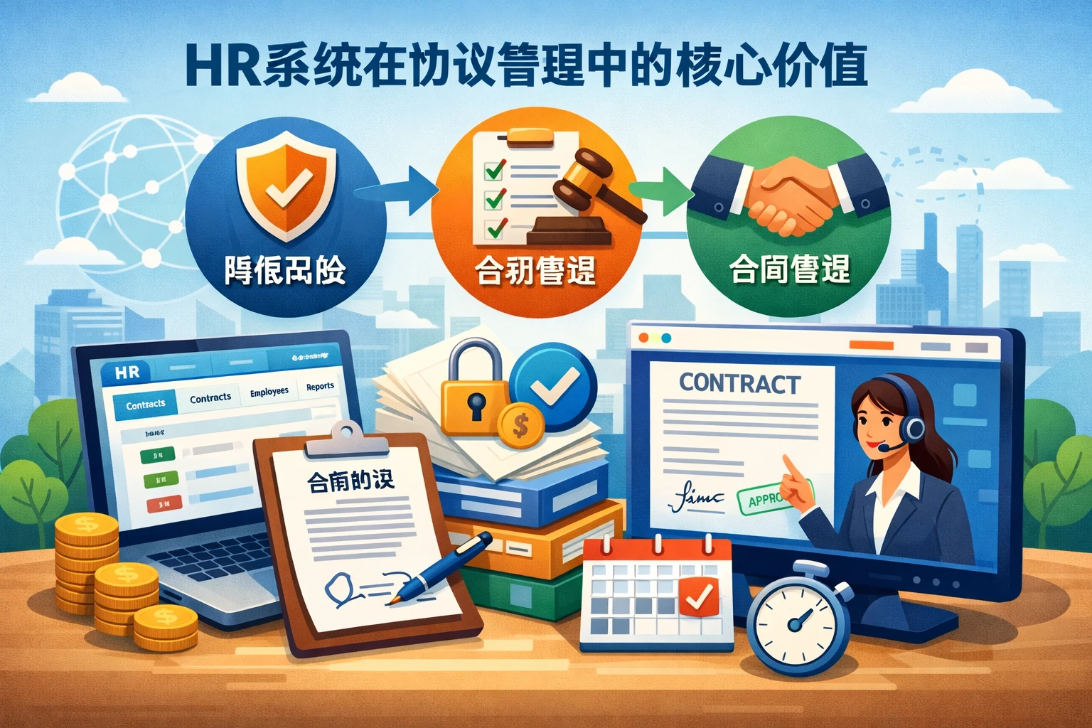 HR系统在协议管理中的核心价值