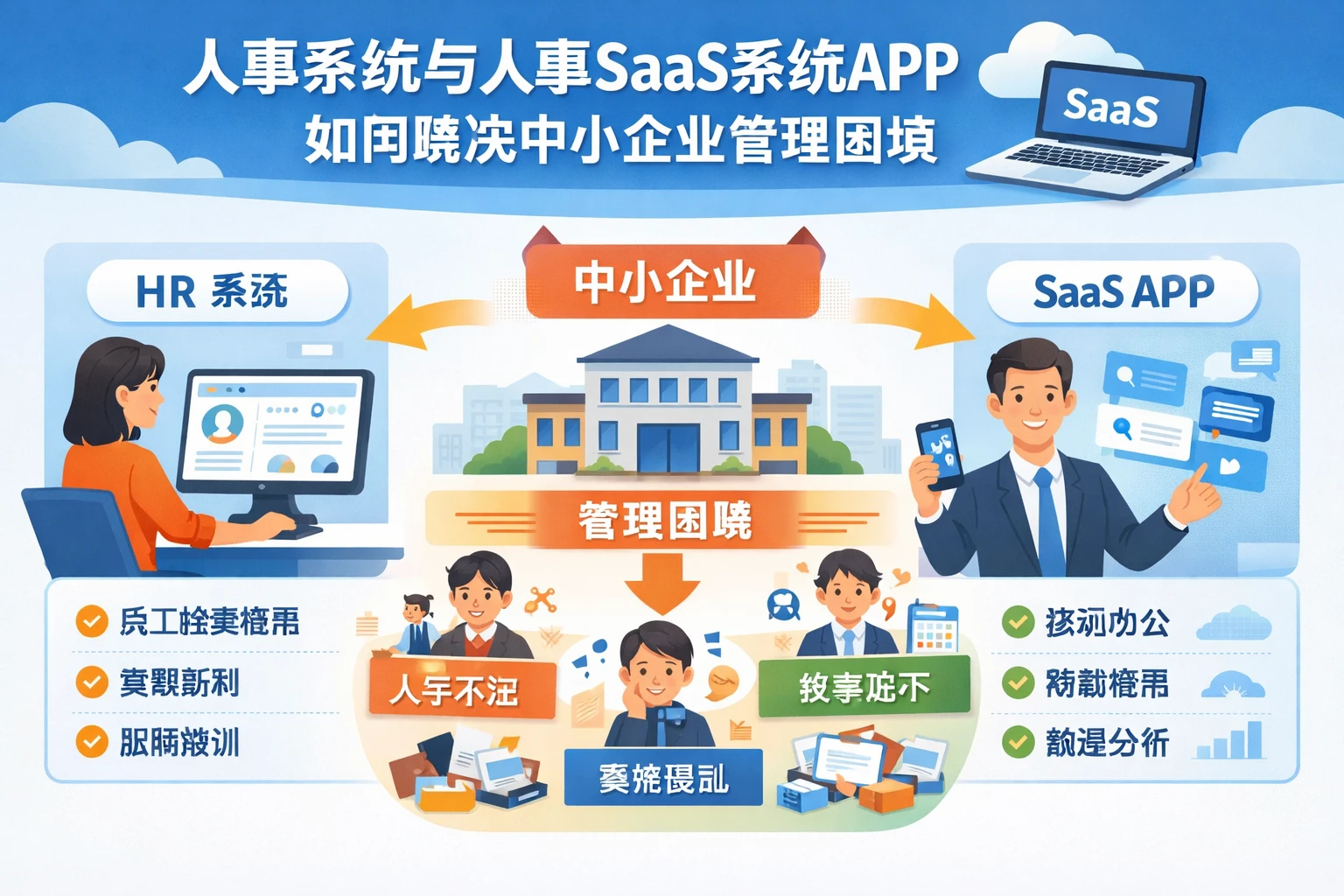 人事系统与人事SaaS系统APP如何解决中小企业管理困境