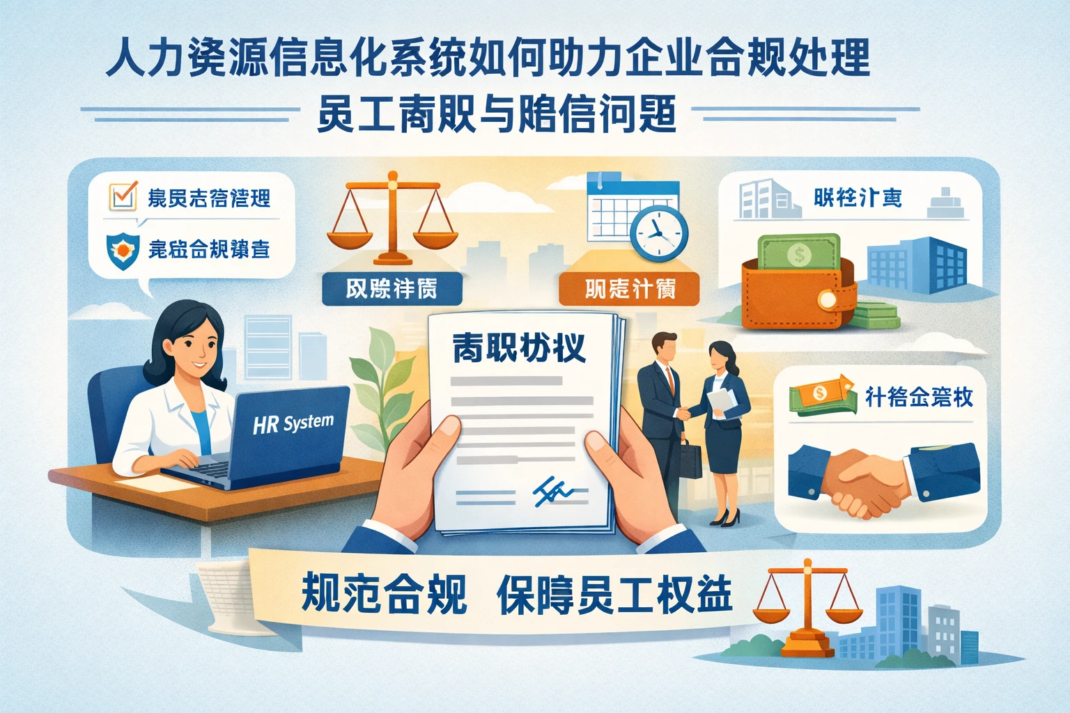 人力资源信息化系统如何助力企业合规处理员工离职与赔偿问题