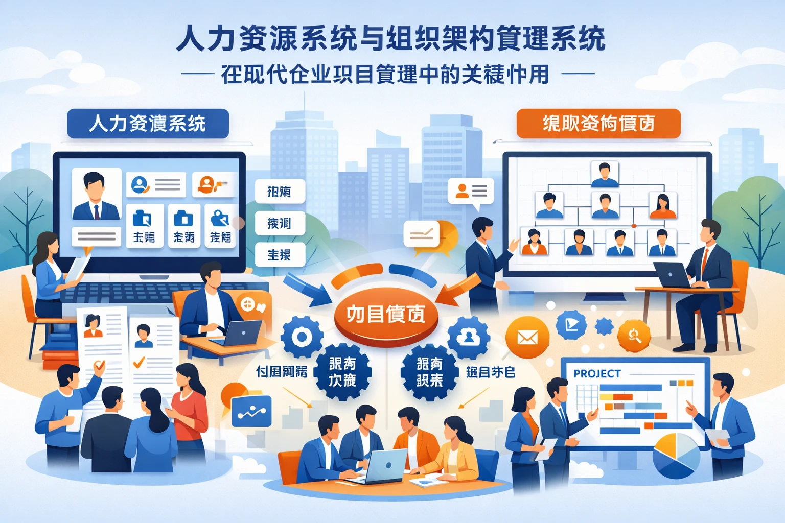 人力资源系统与组织架构管理系统在现代企业项目管理中的关键作用