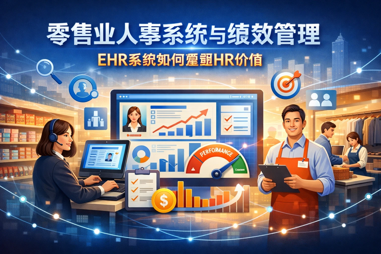 零售业人事系统与绩效管理：EHR系统如何重塑HR价值