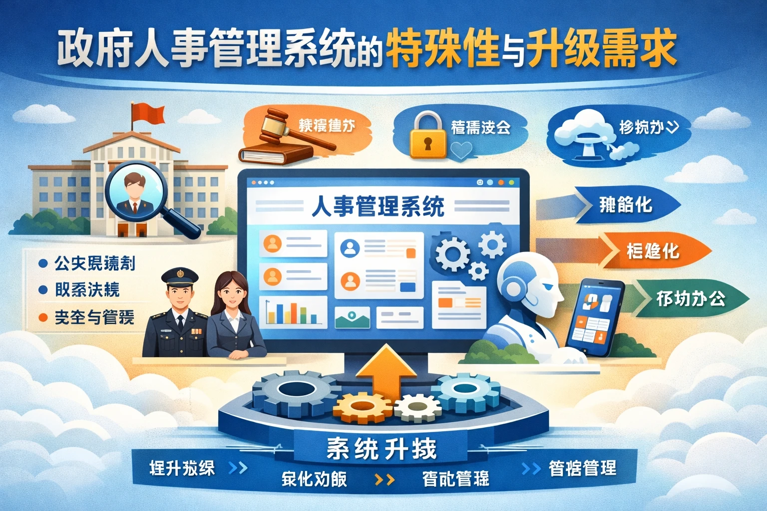 政府人事管理系统的特殊性与升级需求