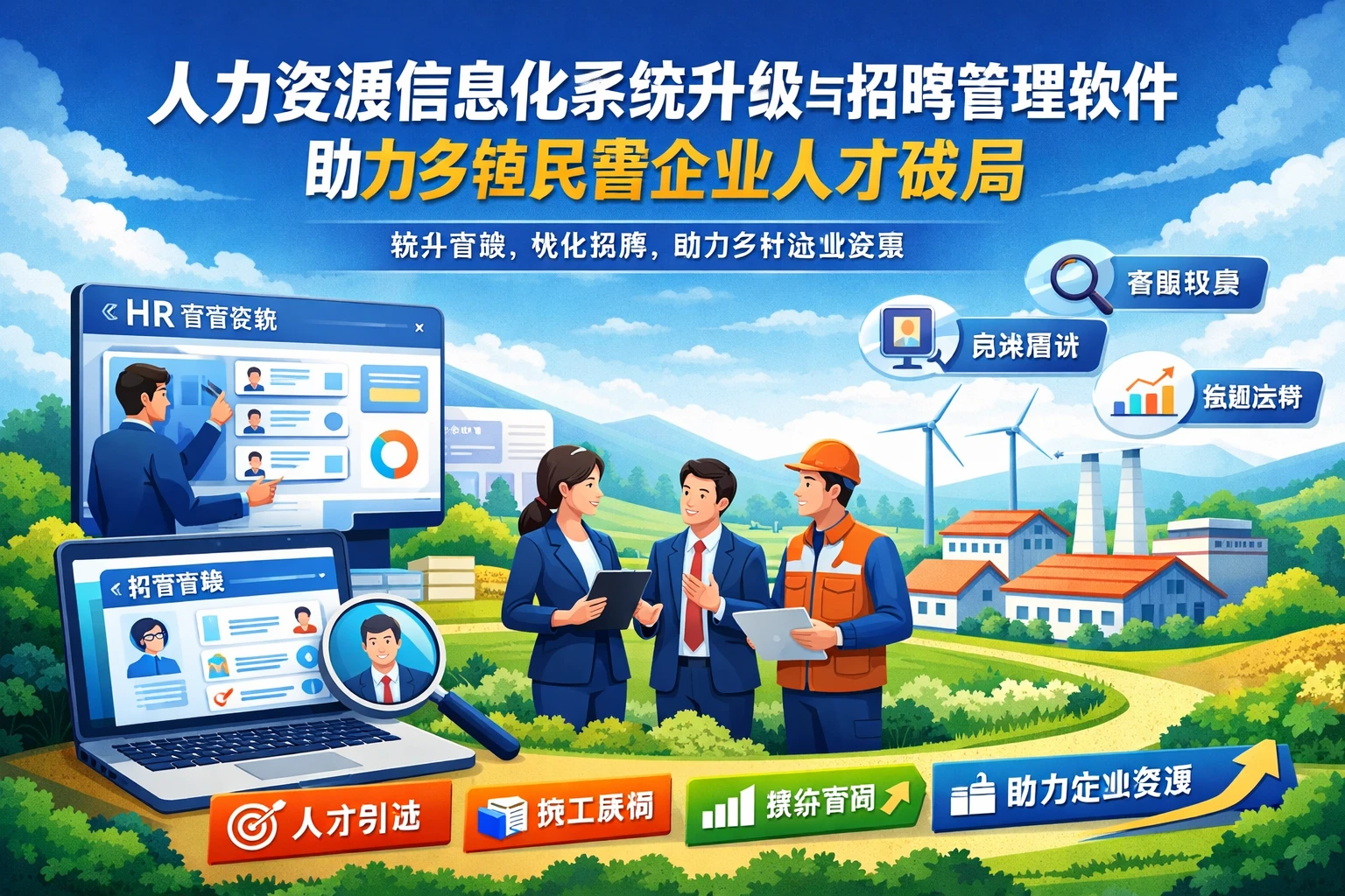 人力资源信息化系统升级与招聘管理软件助力乡镇民营企业人才破局