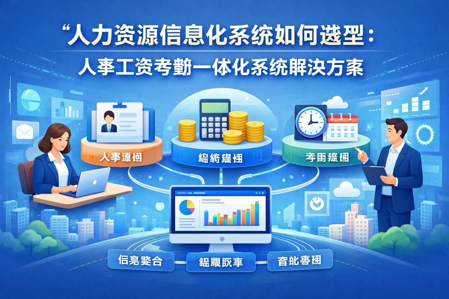 人力资源信息化系统如何选型：人事工资考勤一体化系统解决方案