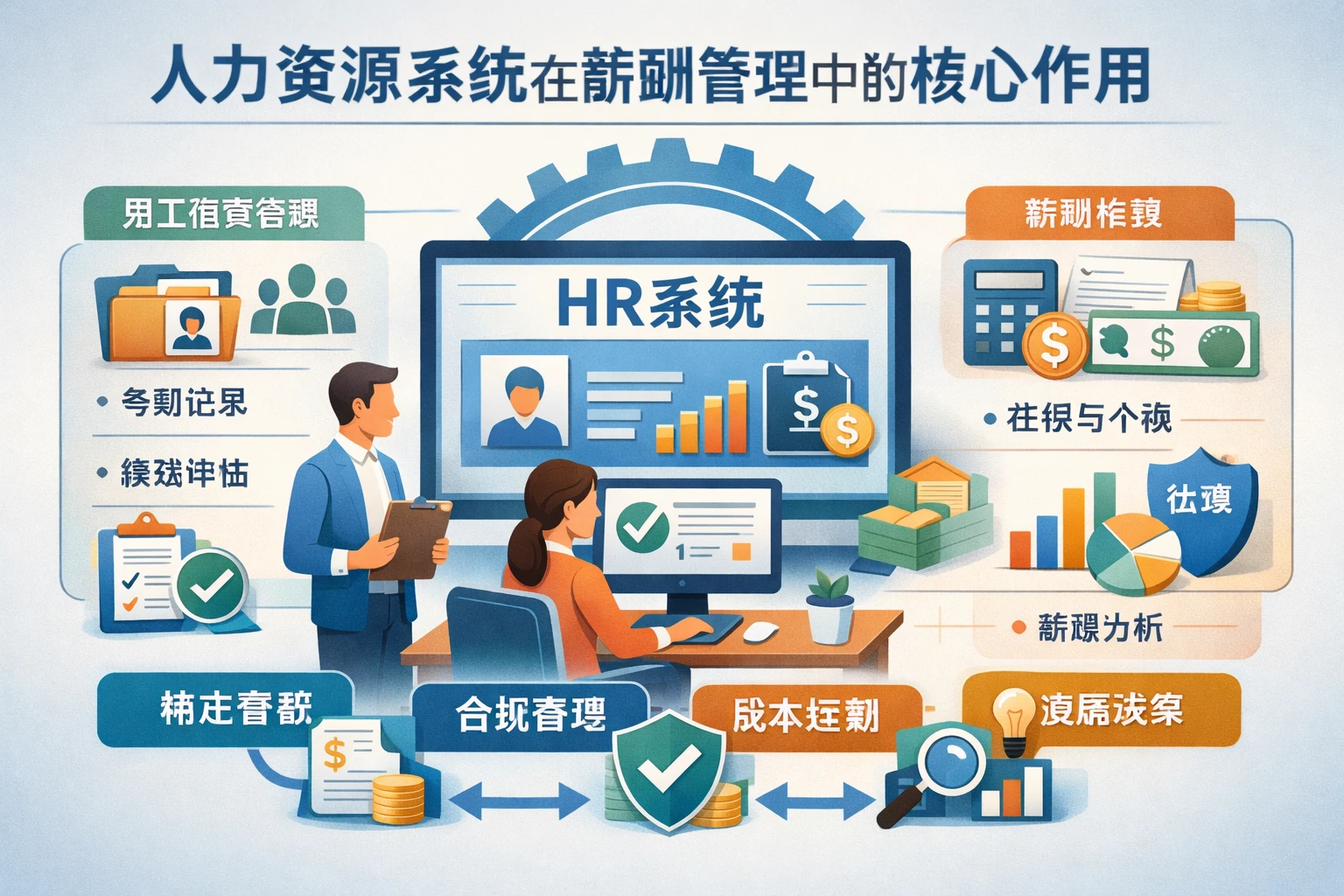 人力资源系统在薪酬管理中的核心作用