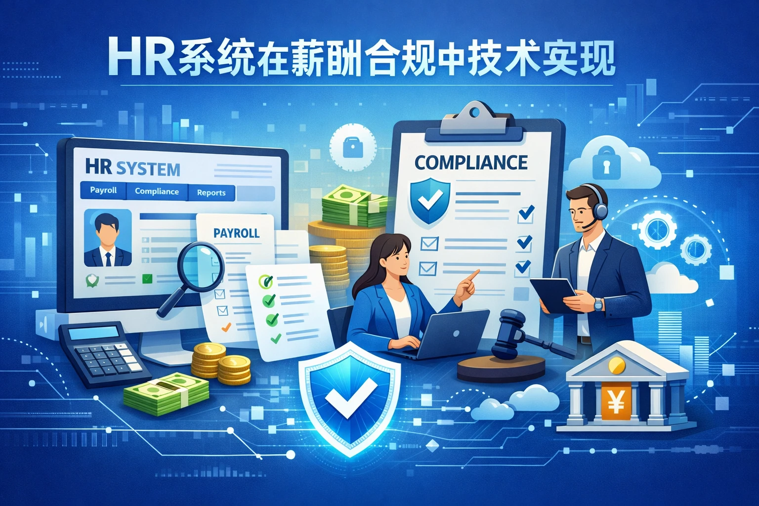 HR系统在薪酬合规中的技术实现