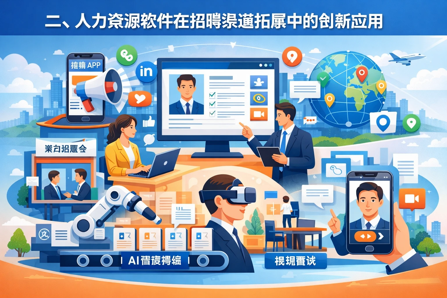 二、人力资源软件在招聘渠道拓展中的创新应用