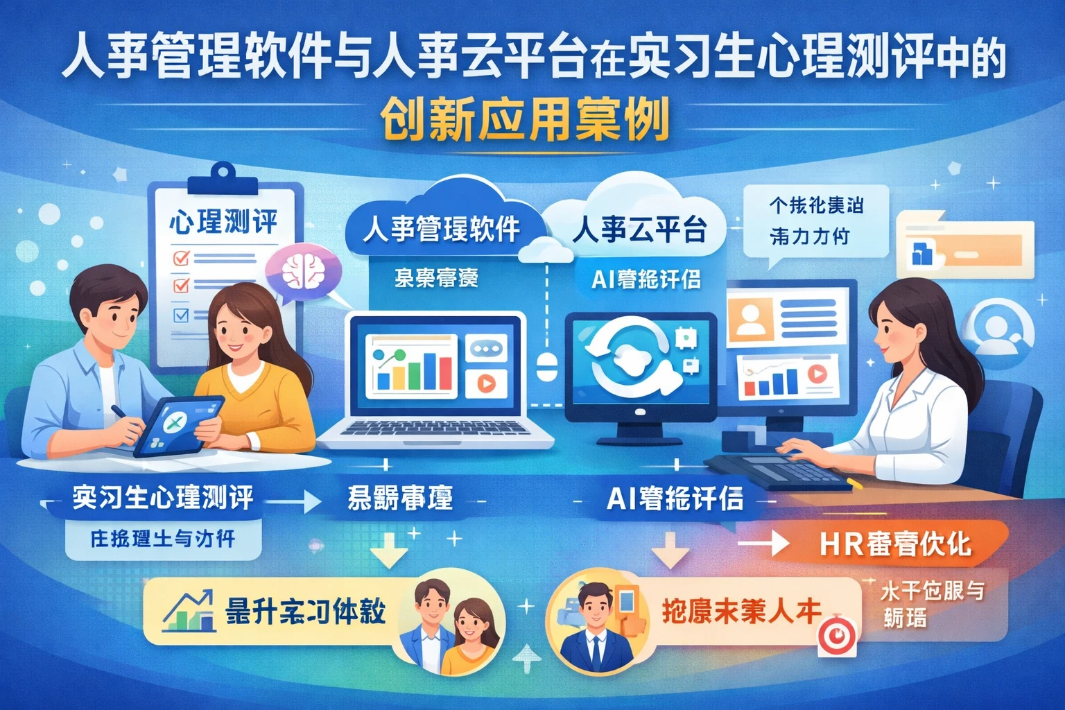 人事管理软件与人事云平台在实习生心理测评中的创新应用案例