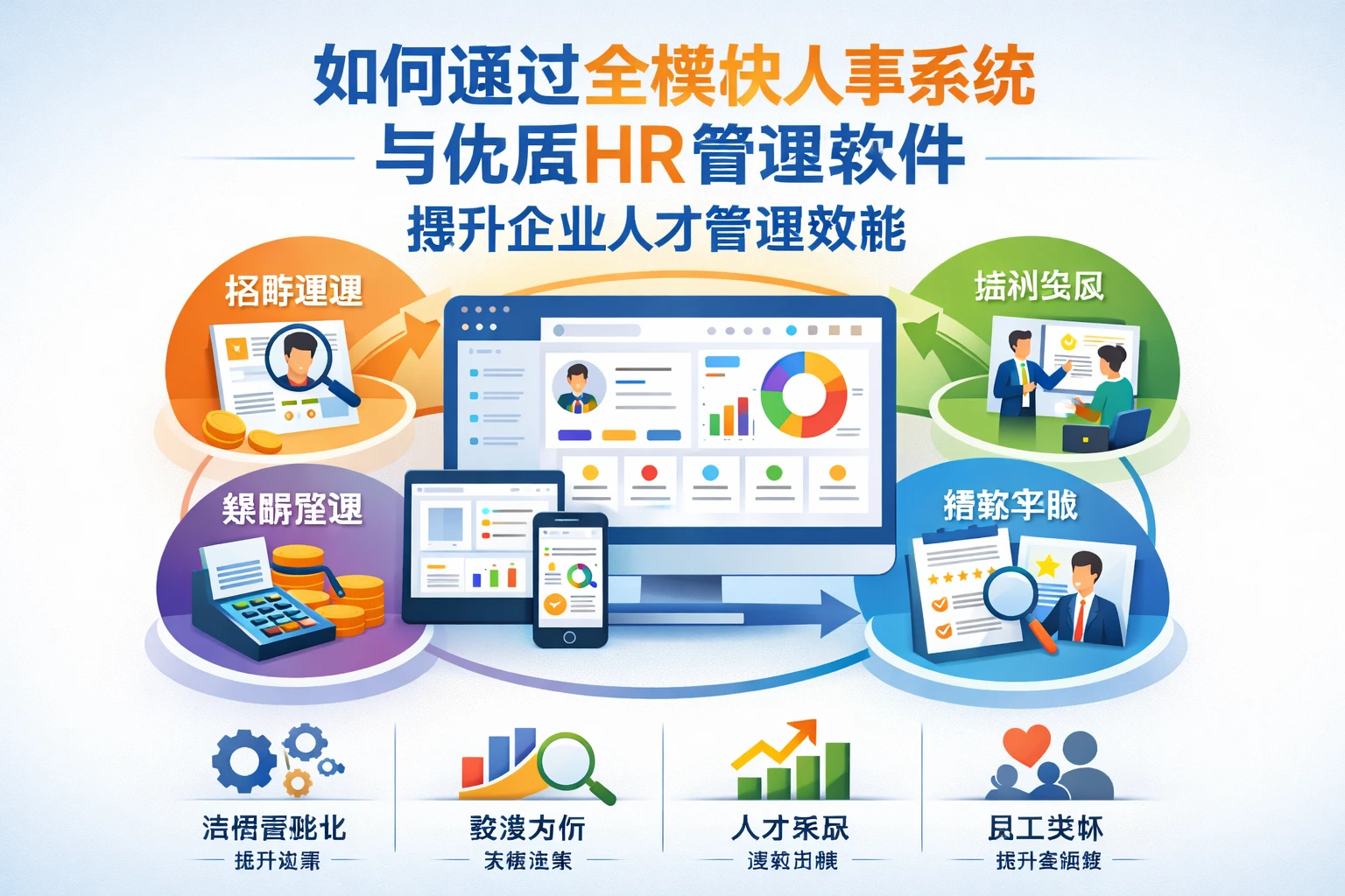 如何通过全模块人事系统与优质HR管理软件提升企业人才管理效能