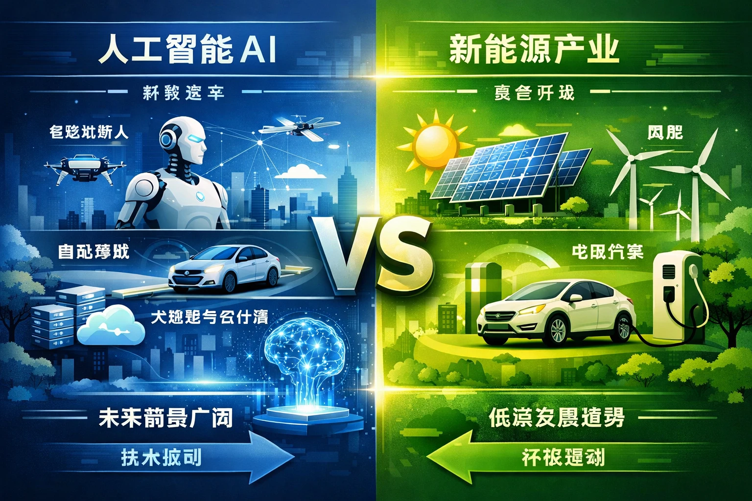 两个领域的发展前景对比