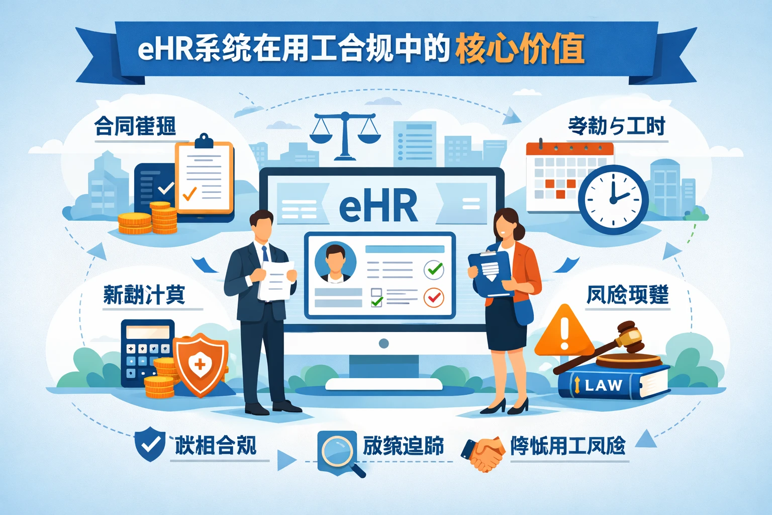 ehr系统在用工合规中的核心价值
