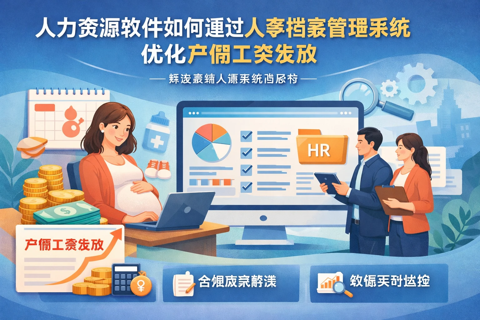 人力资源软件如何通过人事档案管理系统优化产假工资发放——解读最新人事系统白皮书