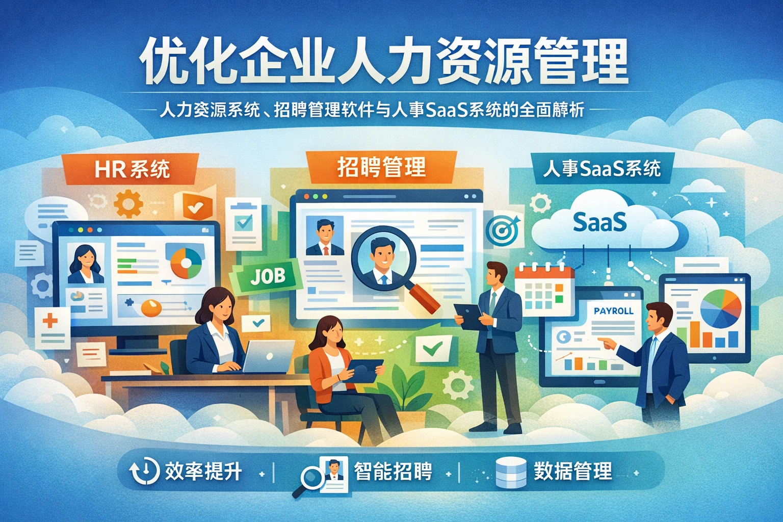 优化企业人力资源管理：人力资源系统、招聘管理软件与人事SaaS系统的全面解析