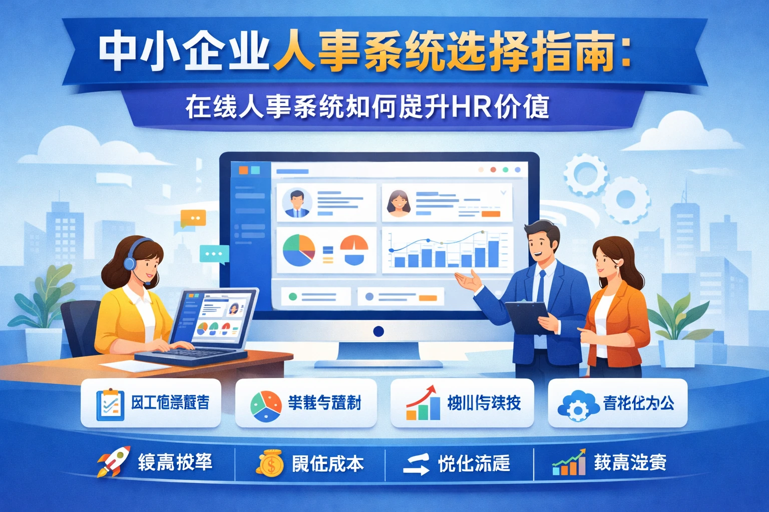 中小企业人事系统选择指南:在线人事系统如何提升HR价值