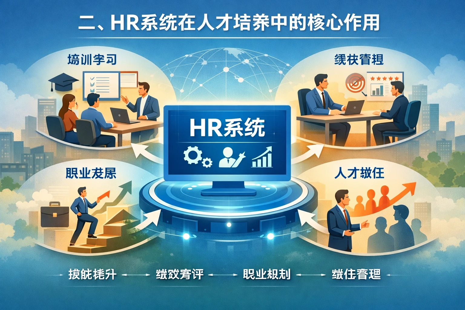 二、HR系统在人才培养中的核心作用