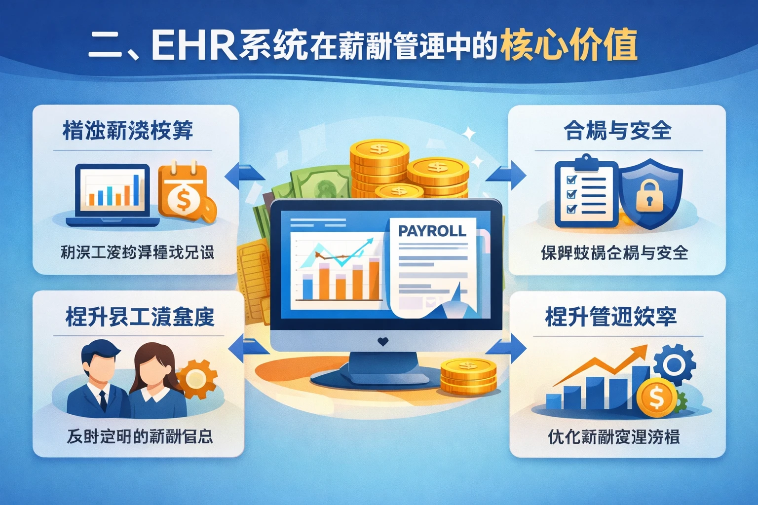 二、EHR系统在薪酬管理中的核心价值