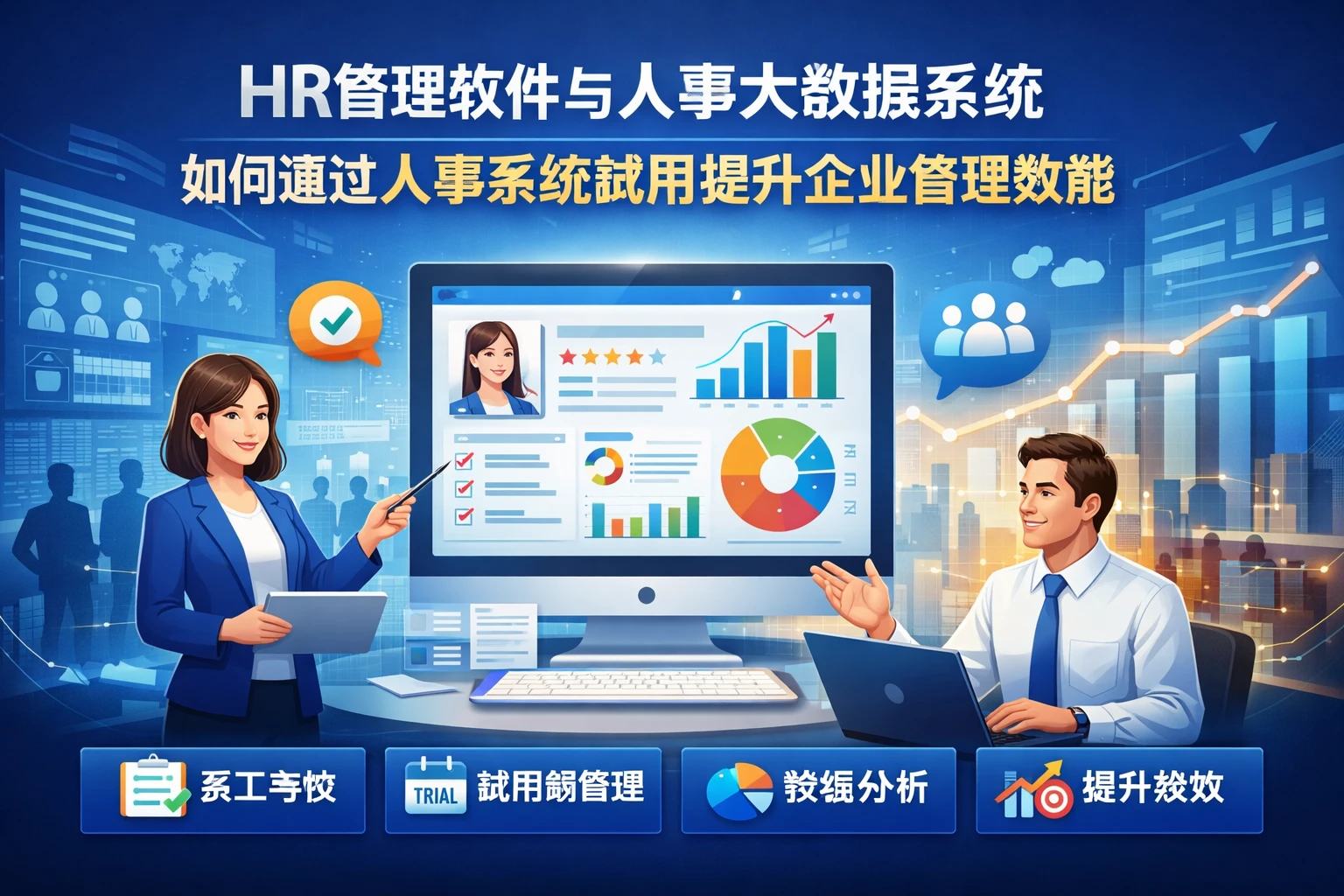 HR管理软件与人事大数据系统:如何通过人事系统试用提升企业管理效能