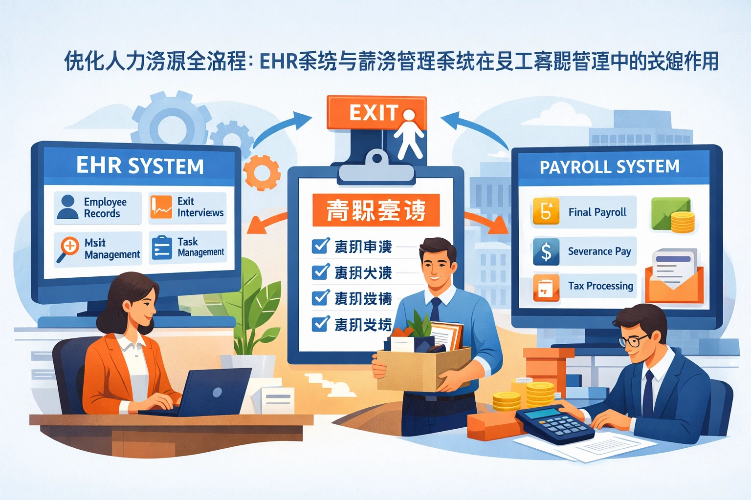 优化人力资源全流程：EHR系统与薪资管理系统在员工离职管理中的关键作用