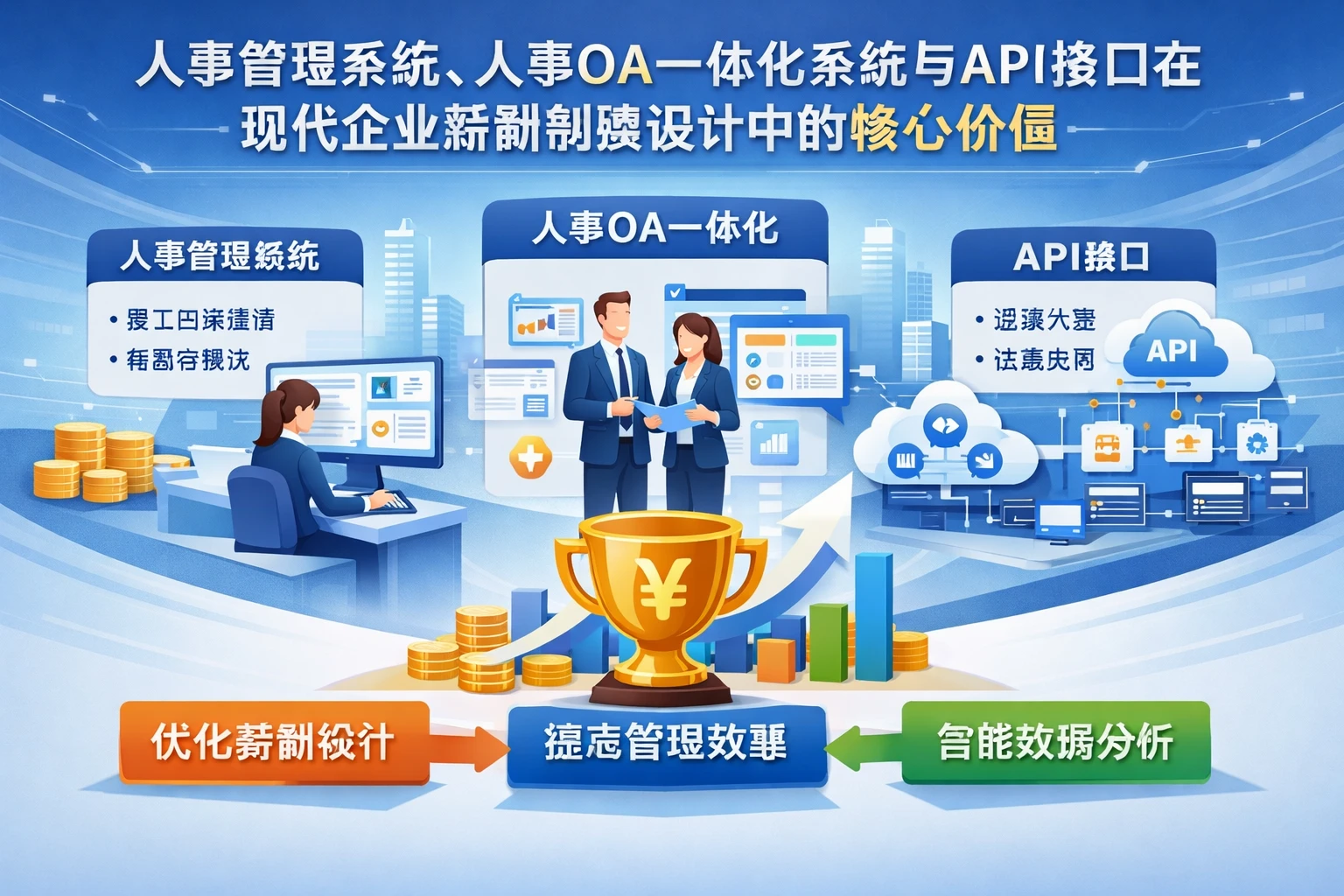 人事管理系统、人事OA一体化系统与API接口在现代企业薪酬制度设计中的核心价值