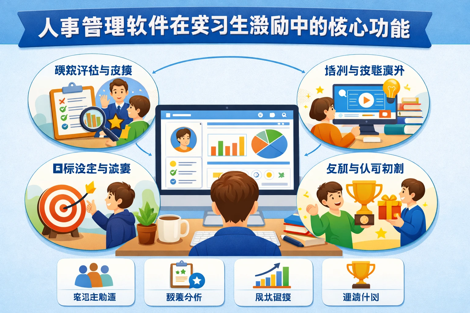 人事管理软件在实习生激励中的核心功能