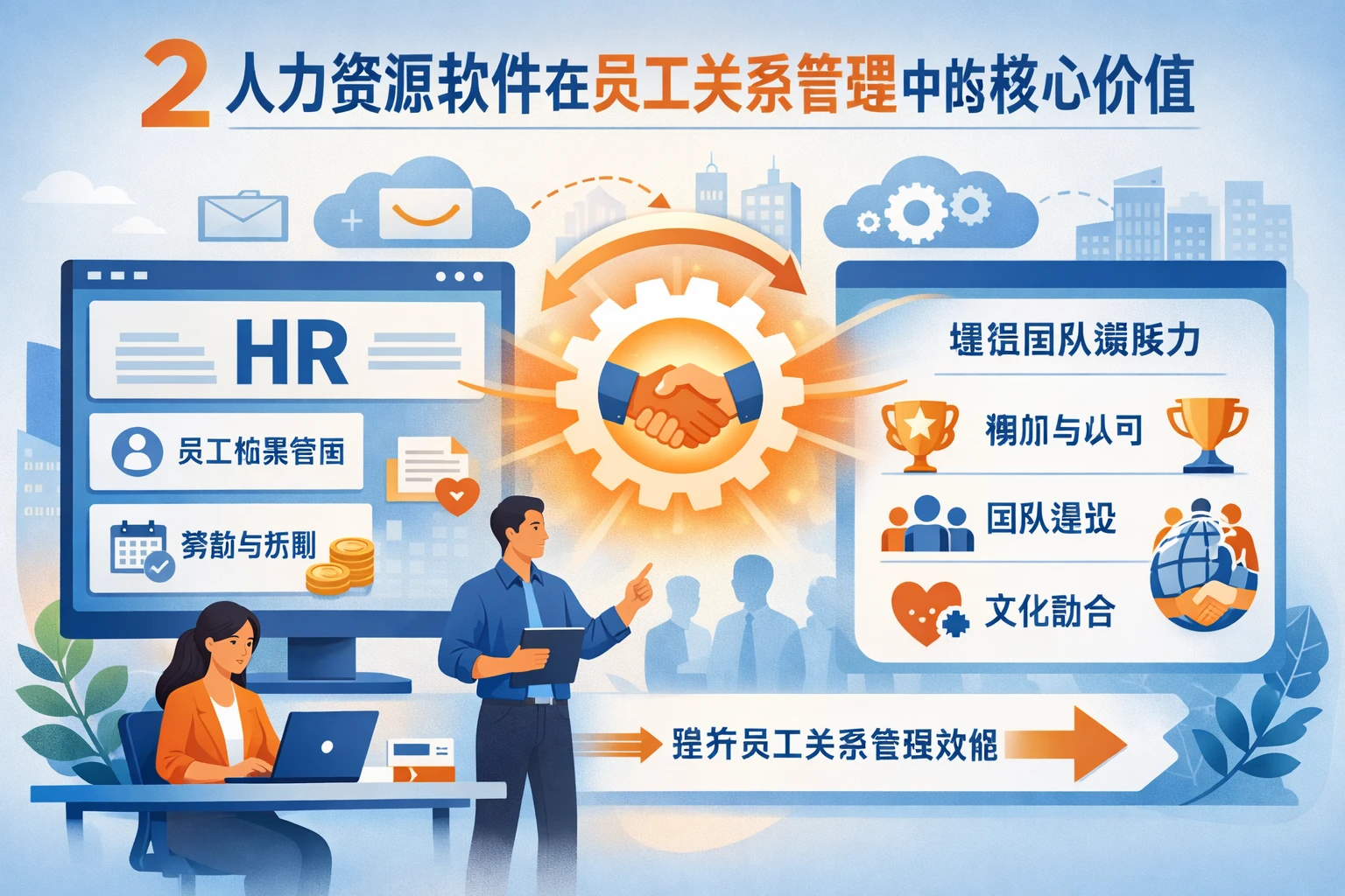 2 人力资源软件在员工关系管理中的核心价值