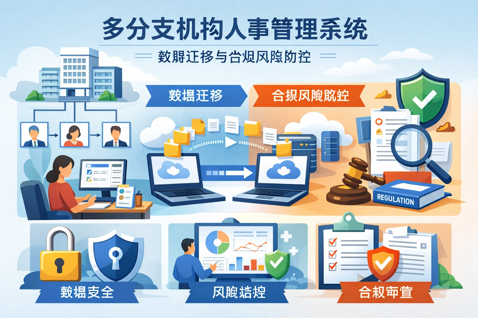 多分支机构人事管理系统:数据迁移与合规风险防控