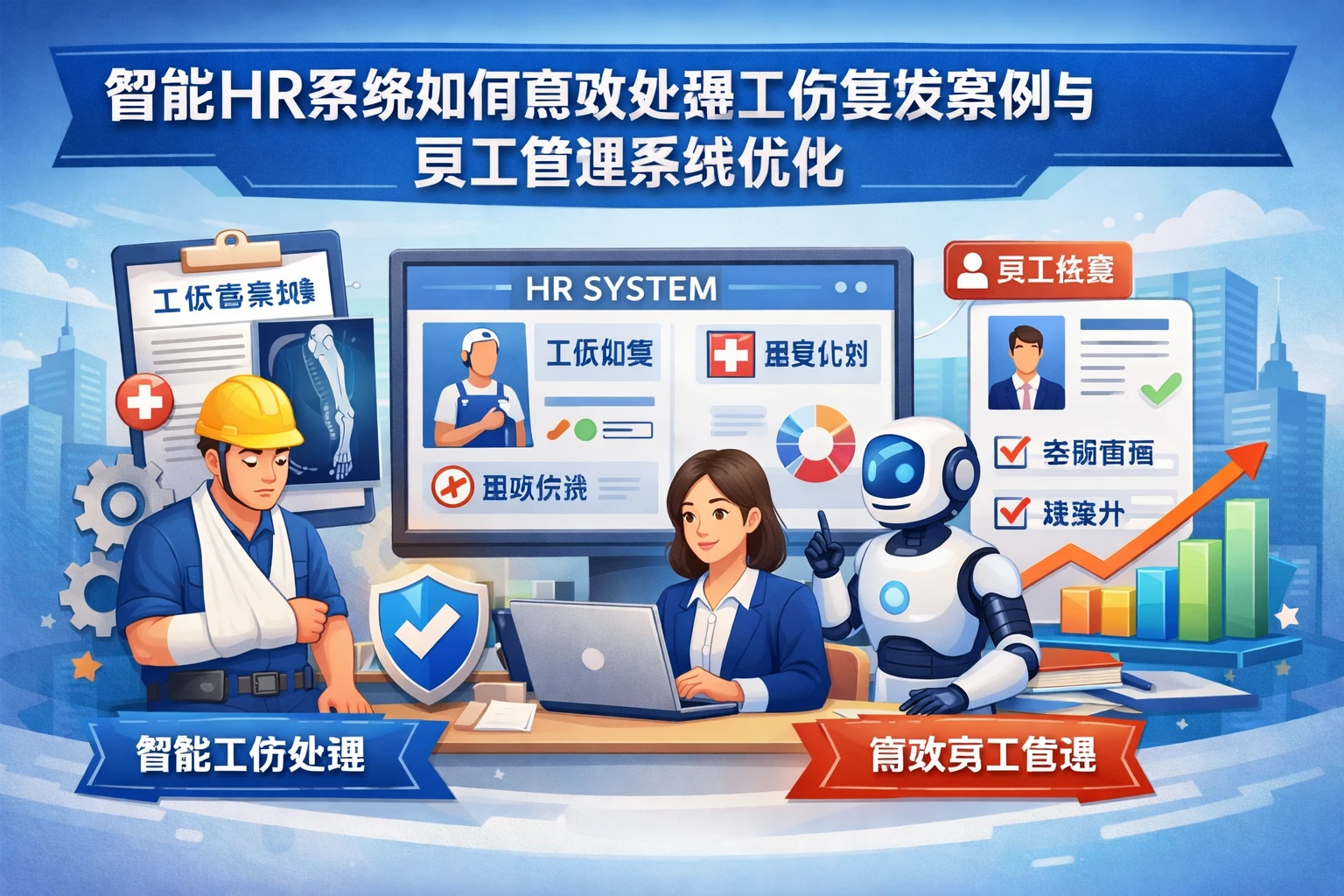 智能HR系统如何高效处理工伤复发案例与员工管理系统优化