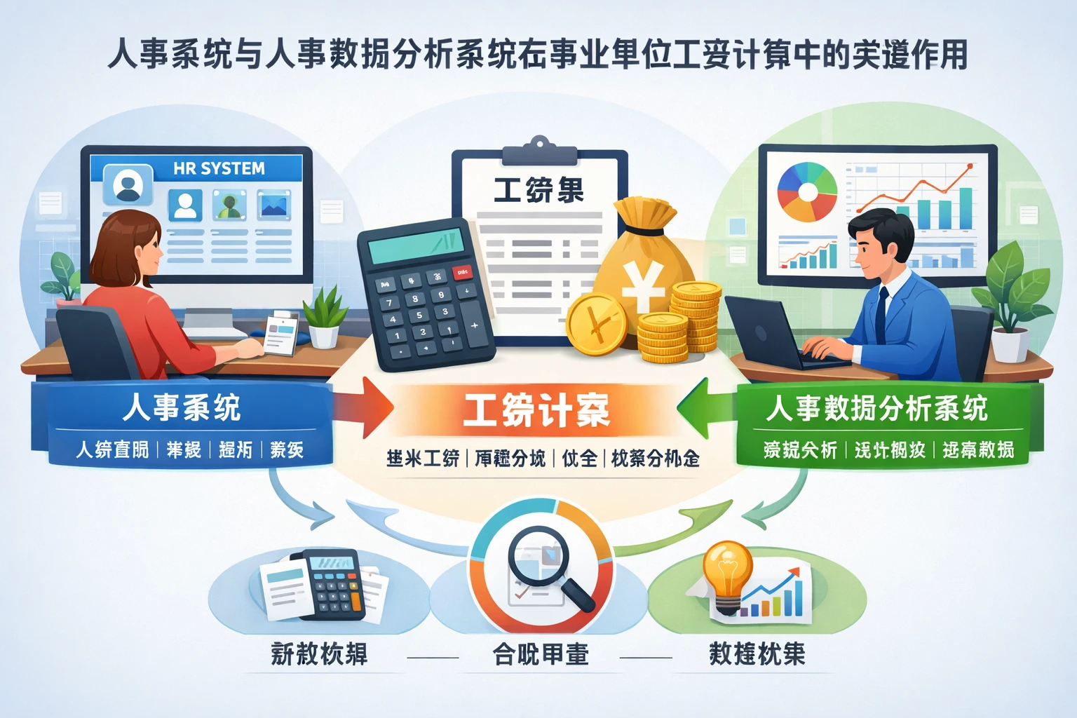 人事系统与人事数据分析系统在事业单位工资计算中的关键作用
