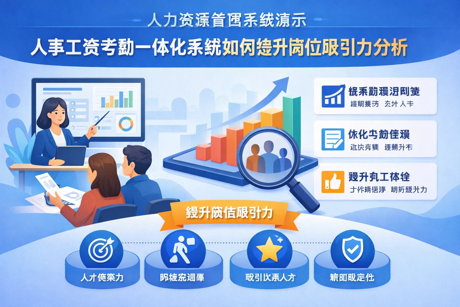 人力资源管理系统演示：人事工资考勤一体化系统如何提升岗位吸引力分析