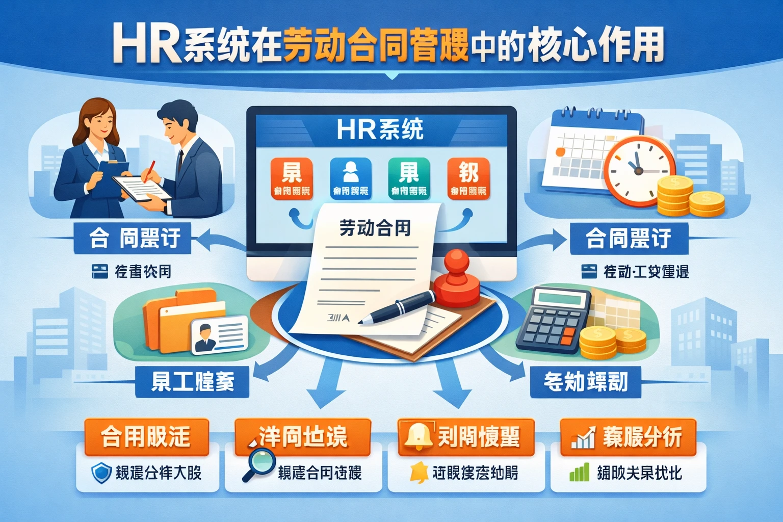 HR系统在劳动合同管理中的核心作用