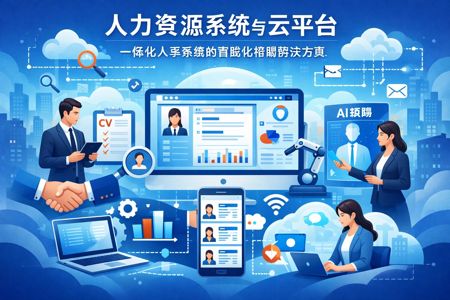 人力资源系统与云平台：一体化人事系统的智能化招聘解决方案